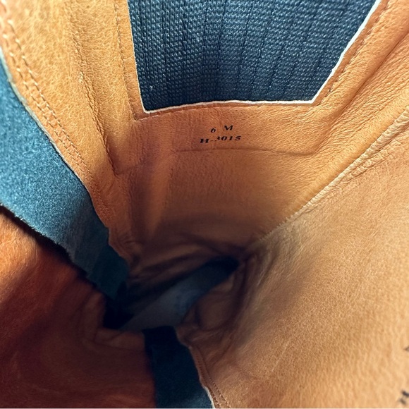 Vintage Y2K Harley-Davidson Ranger H-3015 Black Leather Biker Boots Size 6 - Picture 10 of 11